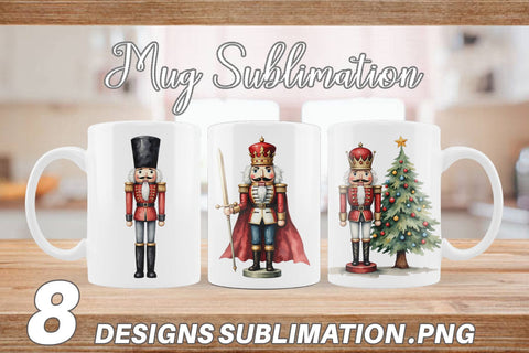 Mug Wrap Timeless Nutcracker Sublimation artnoy 