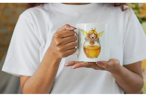 Mug Wrap Tiny Fantasy Trouble Sublimation artnoy 
