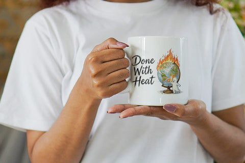 Mug Wrap Tired Tropical Scholar Goth Quote Sublimation artnoy 