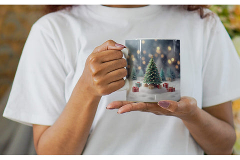 Mug Wrap Tree Christmas Sublimation artnoy 