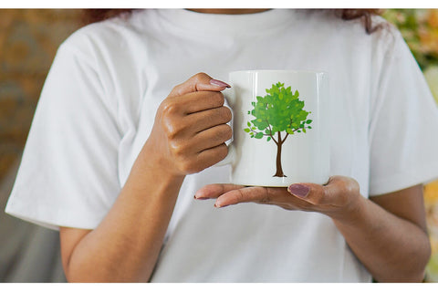 Mug Wrap Tree Sublimation artnoy 