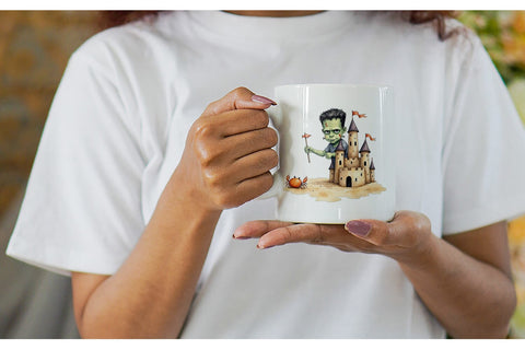 Mug Wrap Tropical Frankenstein Sublimation artnoy 