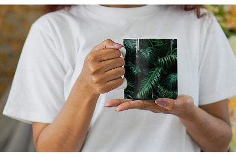 Mug Wrap Tropical Leaves Sublimation artnoy 