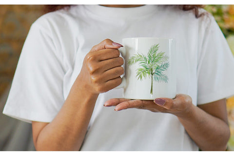 Mug Wrap Tropical Palms Sublimation artnoy 