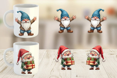 Mug Wrap UglyCute Nordic Gnomes Sublimation artnoy 