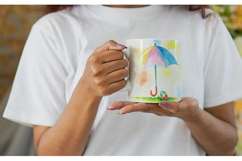 Mug Wrap Umbrella and Egg Sublimation artnoy 