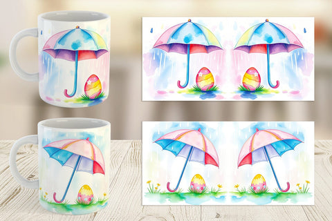 Mug Wrap Umbrella and Egg Sublimation artnoy 