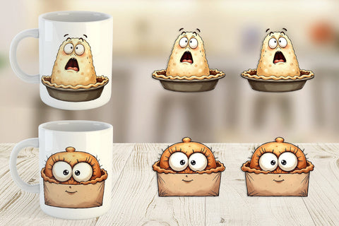 Mug Wrap Unenthusiastic Pies Sublimation artnoy 