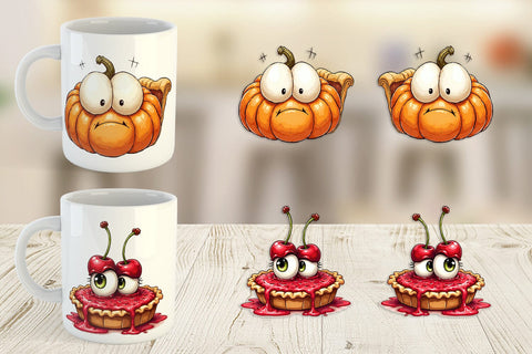Mug Wrap Unenthusiastic Pies Sublimation artnoy 