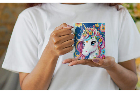 Mug Wrap Unicorn Sublimation artnoy 
