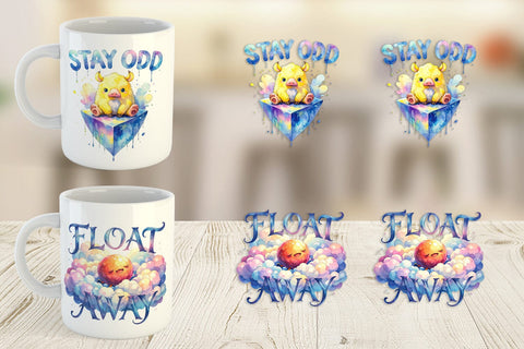 Mug Wrap Unique Odd Alien Quotes Sublimation artnoy 