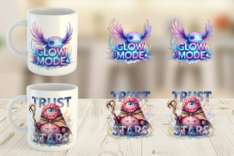 Mug Wrap Unique Odd Alien Quotes Sublimation artnoy 