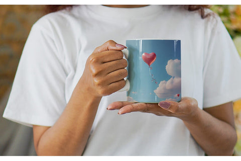 Mug Wrap Valentine Balloon Sublimation artnoy 