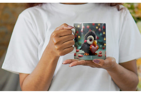 Mug Wrap Valentine Toucan Bird Sublimation artnoy 