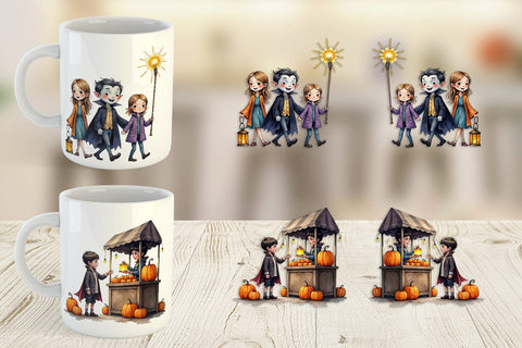 Mug Wrap Vampire Market Haul Sublimation artnoy 