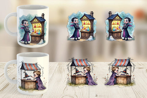 Mug Wrap Vampire Market Haul Sublimation artnoy 