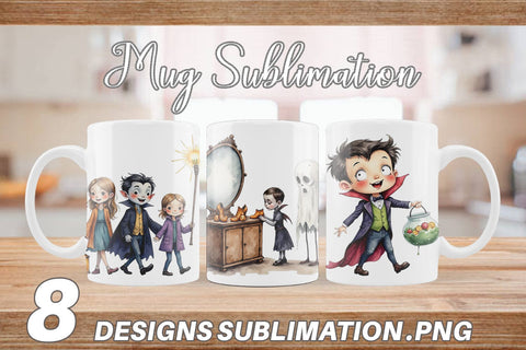 Mug Wrap Vampire Market Haul Sublimation artnoy 