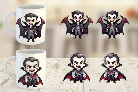 Mug Wrap Vampires Sublimation artnoy 
