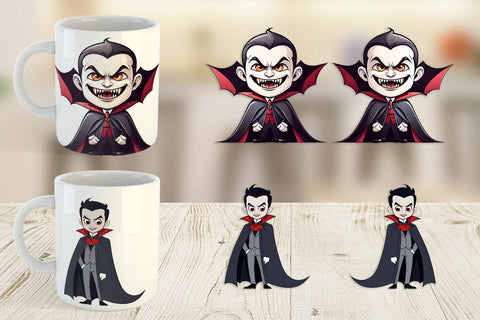 Mug Wrap Vampires Sublimation artnoy 