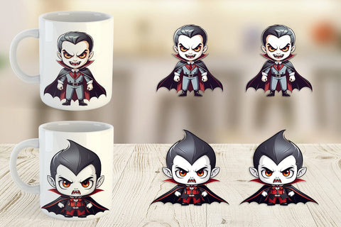 Mug Wrap Vampires Sublimation artnoy 