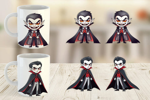 Mug Wrap Vampires Sublimation artnoy 