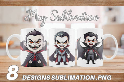 Mug Wrap Vampires Sublimation artnoy 