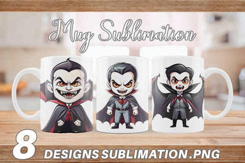 Mug Wrap Vampires Sublimation artnoy 