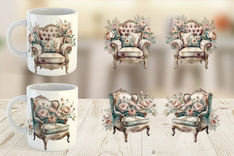 Mug Wrap Velvet Chair Sublimation artnoy 