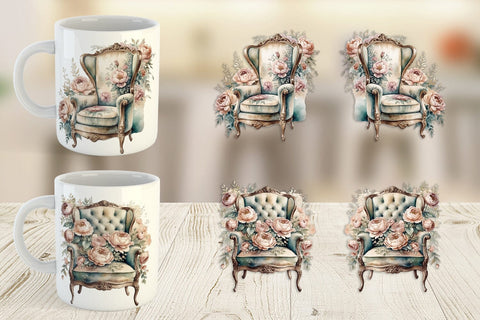 Mug Wrap Velvet Chair Sublimation artnoy 