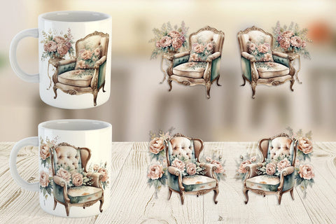 Mug Wrap Velvet Chair Sublimation artnoy 