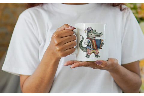 Mug Wrap Vintage Animal Circus Sublimation artnoy 