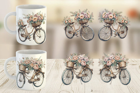 Mug Wrap Vintage Bike Sublimation artnoy 