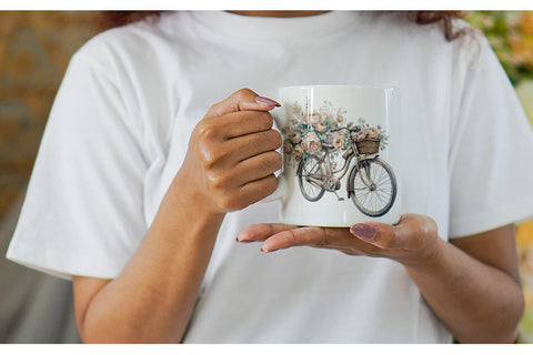 Mug Wrap Vintage Bike Sublimation artnoy 