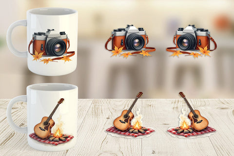 Mug Wrap Vintage Fall Road Trip Sublimation artnoy 