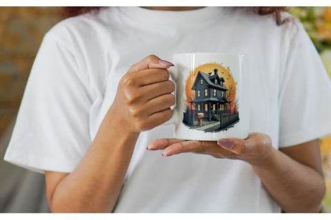 Mug Wrap Vintage Halloween Sublimation artnoy 