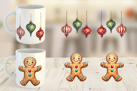 Mug Wrap Vintage Nordic Holiday Sublimation artnoy 