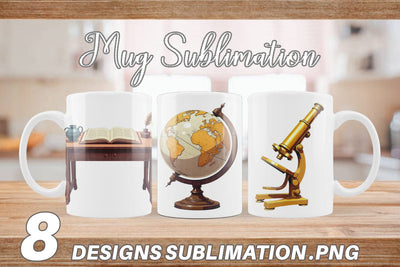 Mug Wrap Vintage School Day Sublimation artnoy 