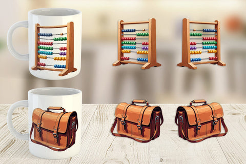 Mug Wrap Vintage School Day Sublimation artnoy 