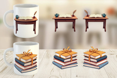 Mug Wrap Vintage School Day Sublimation artnoy 