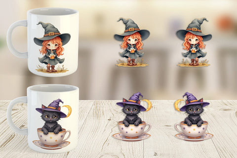 Mug Wrap Vintage Witchy Vibes Sublimation artnoy 
