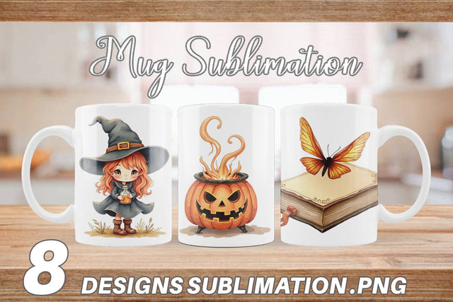 Mug Wrap Vintage Witchy Vibes Sublimation artnoy 