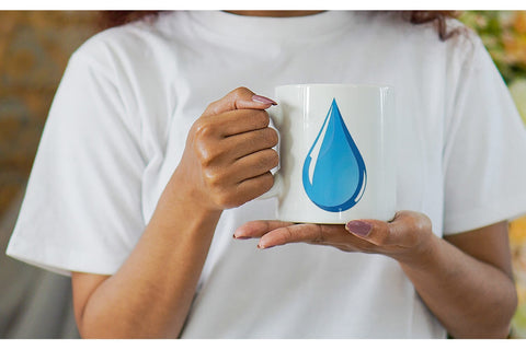 Mug Wrap Water Droplet Sublimation artnoy 