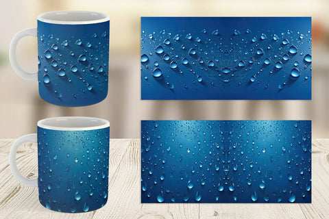 Mug Wrap Water Droplet Sublimation artnoy 