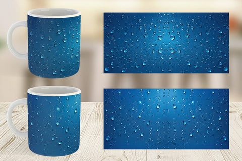 Mug Wrap Water Droplet Sublimation artnoy 