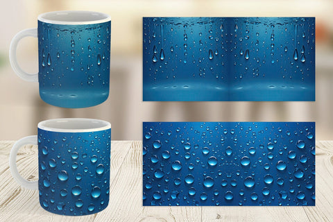 Mug Wrap Water Droplet Sublimation artnoy 