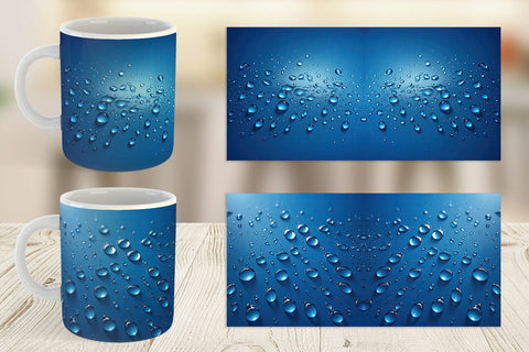 Mug Wrap Water Droplet Sublimation artnoy 