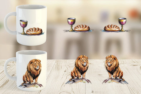 Mug Wrap Watercolor Christian Sublimation artnoy 