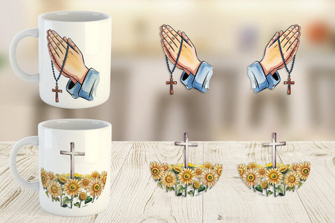 Mug Wrap Watercolor Christian Sublimation artnoy 