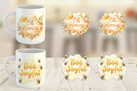 Mug Wrap Watercolor Funny Punny Garden Quotes Sublimation artnoy 