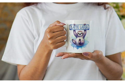 Mug Wrap Watercolor Funny Sarcastic Coffee Art Sublimation artnoy 